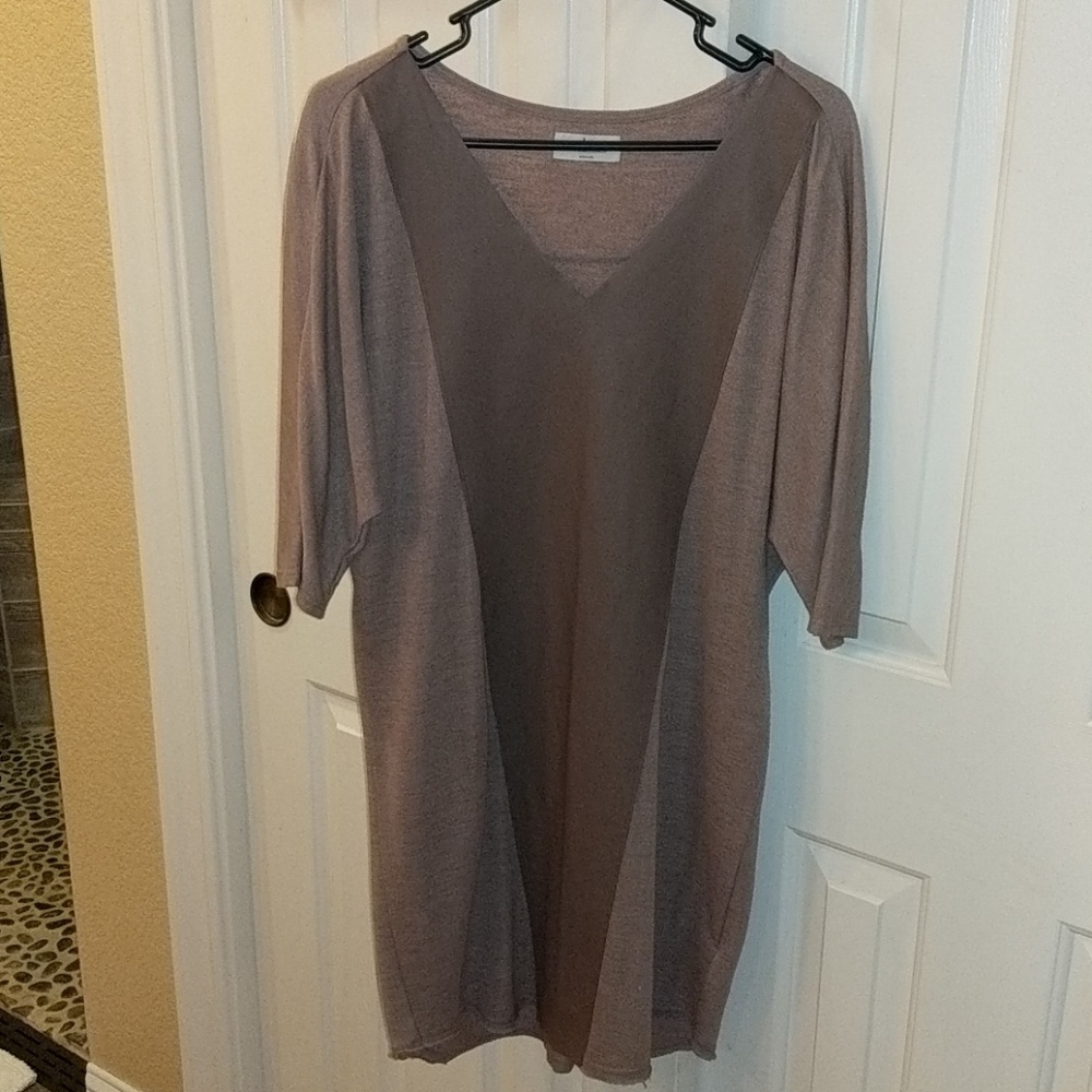 Velvet 3/4 Sleeve Midi Dress